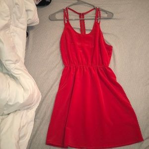 Red sundress